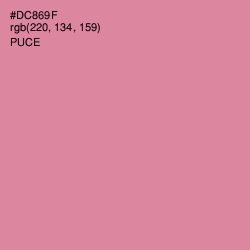 #DC869F - Puce Color Image