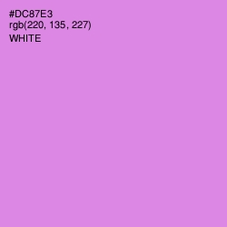 #DC87E3 - Lavender Magenta Color Image