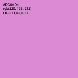 #DC8AD4 - Light Orchid Color Image