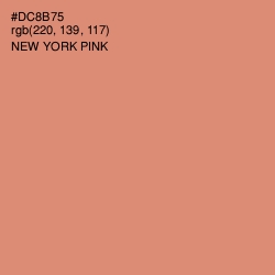 #DC8B75 - New York Pink Color Image