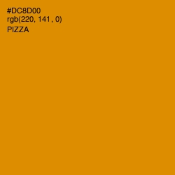 #DC8D00 - Pizza Color Image