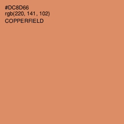 #DC8D66 - Copperfield Color Image