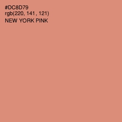 #DC8D79 - New York Pink Color Image