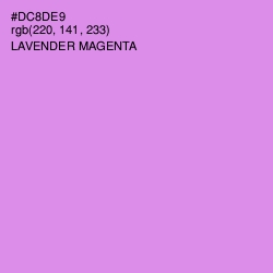 #DC8DE9 - Lavender Magenta Color Image