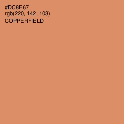 #DC8E67 - Copperfield Color Image