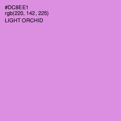 #DC8EE1 - Light Orchid Color Image