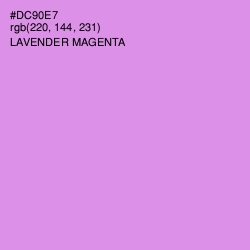 #DC90E7 - Lavender Magenta Color Image