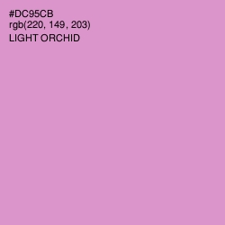 #DC95CB - Light Orchid Color Image