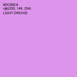 #DC95EA - Light Orchid Color Image