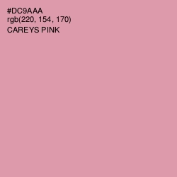 #DC9AAA - Careys Pink Color Image