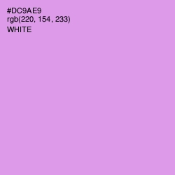 #DC9AE9 - Light Wisteria Color Image