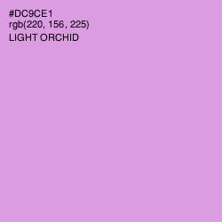 #DC9CE1 - Light Orchid Color Image