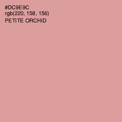 #DC9E9C - Petite Orchid Color Image