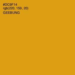 #DC9F14 - Geebung Color Image