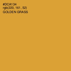 #DCA134 - Golden Grass Color Image