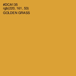 #DCA135 - Golden Grass Color Image