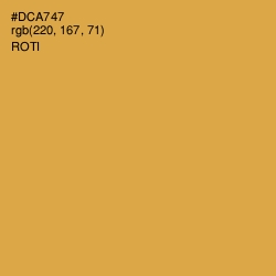 #DCA747 - Roti Color Image