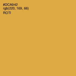 #DCA942 - Roti Color Image