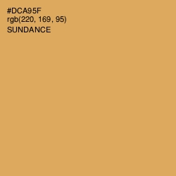 #DCA95F - Sundance Color Image