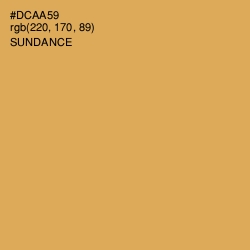 #DCAA59 - Sundance Color Image