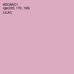#DCAAC1 - Lilac Color Image
