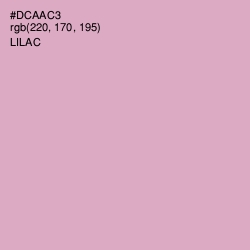 #DCAAC3 - Lilac Color Image