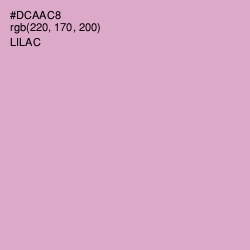 #DCAAC8 - Lilac Color Image