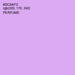 #DCAAF2 - Perfume Color Image