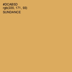 #DCAB5D - Sundance Color Image