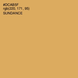 #DCAB5F - Sundance Color Image