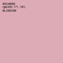 #DCABB5 - Blossom Color Image