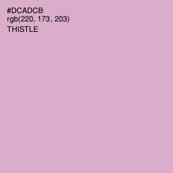 #DCADCB - Thistle Color Image