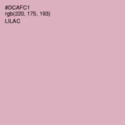 #DCAFC1 - Lilac Color Image