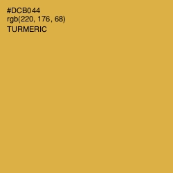 #DCB044 - Turmeric Color Image