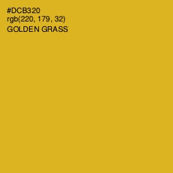 #DCB320 - Golden Grass Color Image