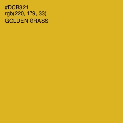 #DCB321 - Golden Grass Color Image