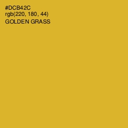 #DCB42C - Golden Grass Color Image