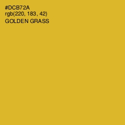 #DCB72A - Golden Grass Color Image