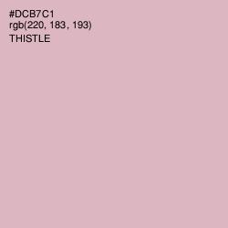 #DCB7C1 - Thistle Color Image