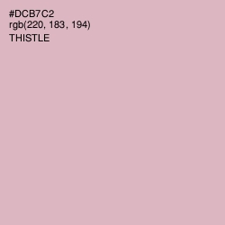 #DCB7C2 - Thistle Color Image