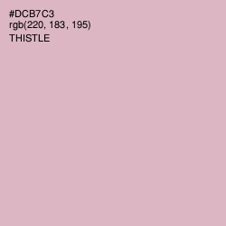 #DCB7C3 - Thistle Color Image