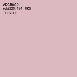 #DCB8C0 - Thistle Color Image