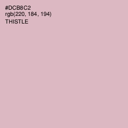 #DCB8C2 - Thistle Color Image