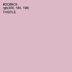 #DCB8C6 - Thistle Color Image