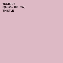 #DCB9C5 - Thistle Color Image