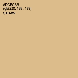 #DCBC8B - Straw Color Image