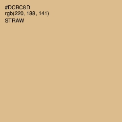 #DCBC8D - Straw Color Image