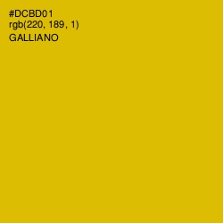 #DCBD01 - Galliano Color Image