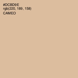 #DCBD9E - Cameo Color Image