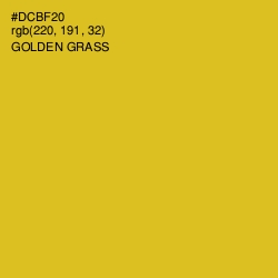 #DCBF20 - Golden Grass Color Image